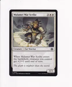 2023 MTG MAGIC THE LOST CAVERNS OF IXALAN MALAMET WAR SCRIBE - Image 1