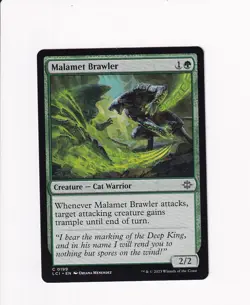 2023 MTG MAGIC THE LOST CAVERNS OF IXALAN MALAMET BRAWLER (#1) - Image 1