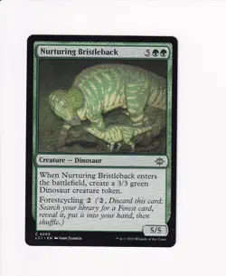 2023 MTG MAGIC THE LOST CAVERNS OF IXALAN NUTURING BRISTLEBACK - Image 1