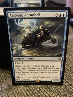Ambling Stormshell NM/M Tarkir Dragonstorm MTG Magic Card - Image 1