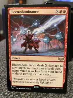 Electrodominance NM/M Tarkir Dragonstorm Commander MTG Magic Card - Image 1