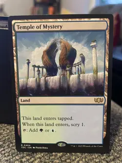 Temple of Mystery NM/M Unspecified Set MTG Magic Card EDH Scryland Rare - Image 1