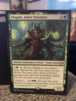 Shigeki Jukai Visionary NM/M Tarkir Dragonstorm Commander MTG Magic Card Green - Image 1