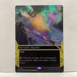 Meteor Crater Magic: The Gathering Edge of Eternities: Stellar Sights Foil #0026 - Image 1