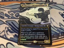 MTG Avatar The Last Airbender Fire Lord Zuko Borderless Foil 0315 - Image 1