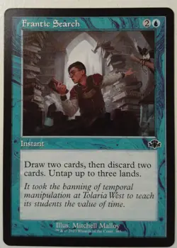 Frantic Search *Retro Common* Magic MtG x1 Dominaria Remastered - Image 1