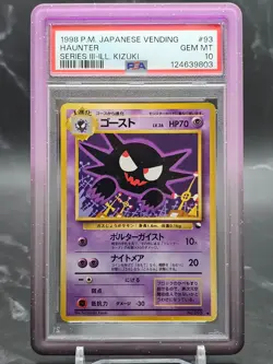 1998 Pokemon Japanese Vending Series III Haunter #93 PSA 10 Gem Mint - Image 1