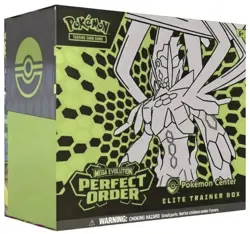 Pokemon TCG: Mega Evolution Perfect Order PKC Center Elite Trainer Box PRESALE - Image 2