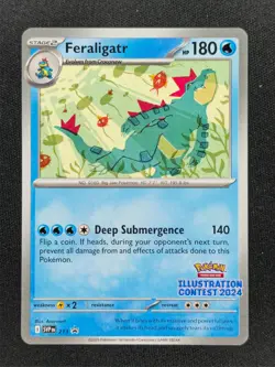 Feraligatr 213 Special Illustration Contest Pokemon 2025 NM 🔥🔥🔥 - Image 1