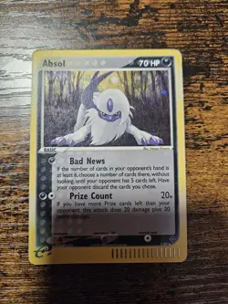 2003 Pokemon TCG Absol EX Dragon 1/97 Holo Holo Rare - Image 2