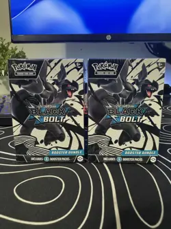 Pokemon Black Bolt Booster Bundle Lot Of 2 Brand New Factory Sealed - Image 1