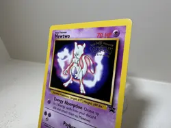 Pokemon TCG Mewtwo #3 Black Star Promo the First Movie 1999 LP - Image 2