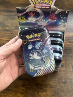 Pokemon Paldean Fates Mini Tin DISPLAY Box (10 Mini Tins) New - Image 2