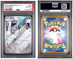 2023 POKEMON JPN SV1V-VIOLET EX ART RARE #082 SLOWPOKE PSA 10 - Image 3