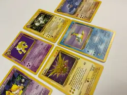 Pokemon Rocket and Fossil Rare Lot Dark Hypno Magneton Lapras Zapdos Machamp - Image 3