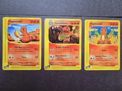 Pokemon TCG Expedition Charmander and Charmeleon 97,98/165 73/165 NM - Image 1