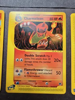 Pokemon TCG Expedition Charmander and Charmeleon 97,98/165 73/165 NM - Image 4