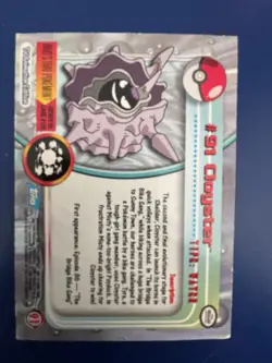 2000 TOPPS POKEMON TV ANIMATION SERIES 2 91 CLOYSTER FOIL - Image 2