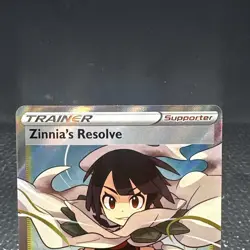 Pokemon TCG Zinnia's Resolve Holo Ultra Rare Card Evolving Skies 203/203 NM - Image 3