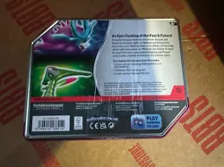 Pokemon TCG: Paradox Destinies Iron Leaves ex Tin New Sealed - Image 2