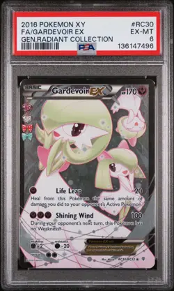 2016 POKEMON XY GENERATIONS RADIANT COLL #RC30 FULL ART/GARDEVOIR EX PSA 6 - Image 1