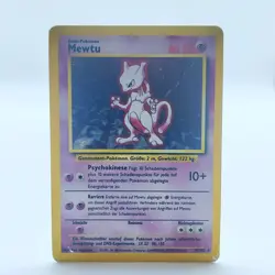 Pokemon TCG Karte - Mewtu Mewtwo 10/102 - Base Set Basis - Holo Rare Deutsch - Image 1