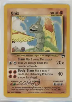 Onix Pokemon Southern Islands Collection #3 2001 - Image 1