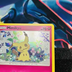 Pokemon TCG - Mimikyu SM163 Sun & Moon Holo Ultra Rare Black Star Promo - Image 4
