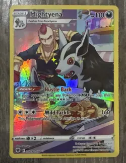 2022 Pokemon Astral Radiance Full Art Holo Mightyena TG09/TG30 - Image 1