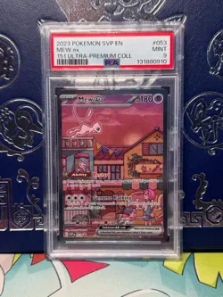 2023 POKEMON BLACK STAR PROMO 151 UPC #053 MEW EX PSA 9 - Image 1