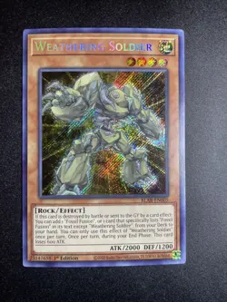 Weathering Soldier - BLAR-EN005 - Secret Rare - 1st Editiom - (NM) - Image 1
