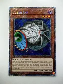 Cyber Jar Platinum Secret Rare RA03-EN095 Yugioh 1st Edition Gem Mint💎 - Image 2
