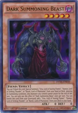 Dark Summoning Beast - DUSA-EN030 - Ultra Rare - 1st Edition Near Mint Yugioh! C - Image 1