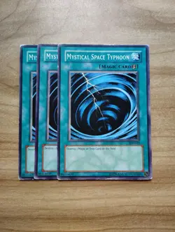 Yu-Gi-Oh! - Mystical Space Typhoon 3X - Full Playset - Image 1