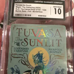 MTG English Tuvasa the Sunlit Mythic Borderless Foil Secret Lair CGC 10 🔥 - Image 4
