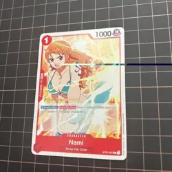 One Piece Card Game - Super Pre-Release Stamped - Nami (ST01-007) - English NM - Image 3
