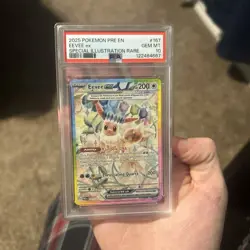 Eevee EX Prismatic Evolution Holo Card 167/131 PSA 10 Gem Mint - Image 3