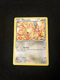 Minccino RC18/RC25 - BW Legendary Treasures Radiant Collection - NM Pokemon Card - Image 1