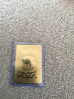 Blaine's Charizard Gold Pokemon Card 100 HP Roaring Flames - Image 3