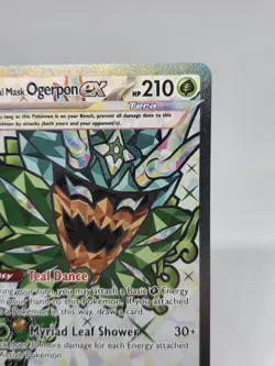 Pokemon TCG Teal Mask Ogerpon ex 166 Sv: Scarlet & Violet Promo Cards Holo Tera - Image 3