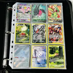 Huge Binder Collection Lot of 170+ Pokemon Cards Mixed Holo Full Art LP/NM Gift - Image 1