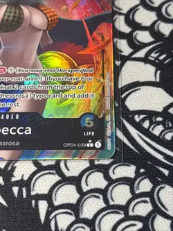 Rebecca Alt Art Leader One Piece Card Game Kingdoms Of Intrigue OP04-039 NM Eng - Image 5