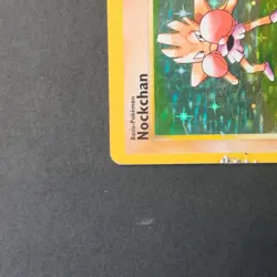 Pokemon TCG Karte Nockchan Hitmonchan 7/102 Base Set Holo Rare Deutsch - Image 4