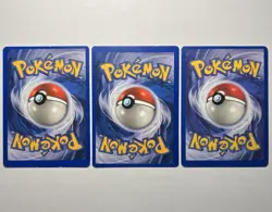 MISCUT/OC ERROR Base Set Pokemon Card Lot - Image 2