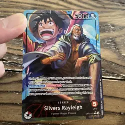 Silvers Rayleigh OP12-001 Alt Art L Legacy Of The Master One Piece Card Game ENG - Image 1