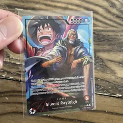 Silvers Rayleigh OP12-001 Alt Art L Legacy Of The Master One Piece Card Game ENG - Image 3
