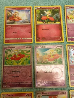 FLABEBE, FLOETTE, & FLORGES BUNDLE OF POKEMON CARDS - Image 2