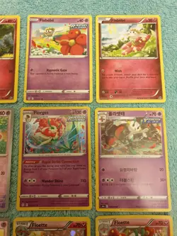 FLABEBE, FLOETTE, & FLORGES BUNDLE OF POKEMON CARDS - Image 3