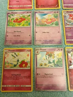 FLABEBE, FLOETTE, & FLORGES BUNDLE OF POKEMON CARDS - Image 4