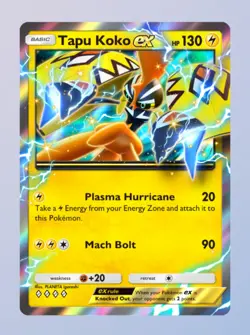 (Digital Card) Tapu Koko EX, Pokemon TCG Pocket, English,Extradimensional Crisis - Image 1